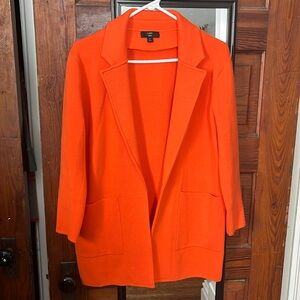 J.Crew 365 Womens Orange Open Front Cardigan Sweater Size Small